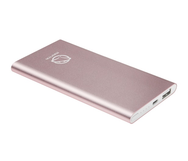PowerBank MANTA Premium MPB950RG 5000 mAh Aluminium Rózowy - 1386418 - zdjęcie 2